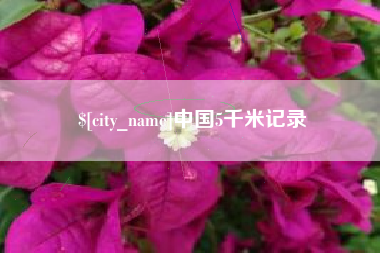 安陆中国5千米记录