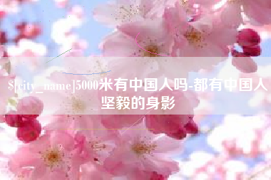 安陆5000米有中国人吗-都有中国人坚毅的身影