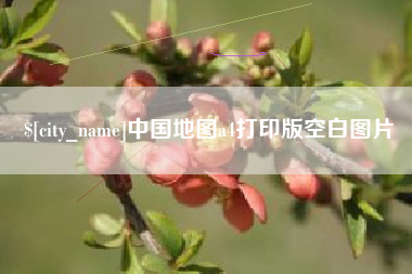 安陆中国地图a4打印版空白图片