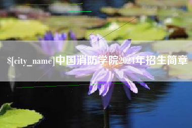 安陆中国消防学院2024年招生简章