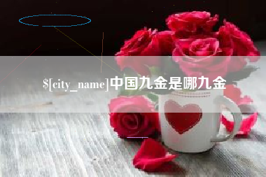 安陆中国九金是哪九金