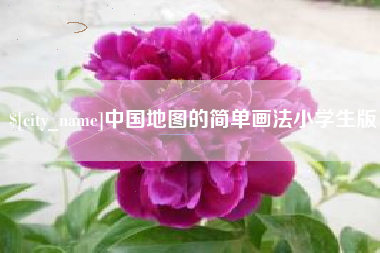 安陆中国地图的简单画法小学生版