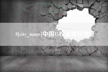 安陆中国15枚金牌分别是