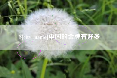 安陆中国的金牌有好多