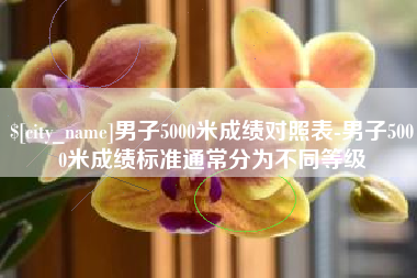 安陆男子5000米成绩对照表-男子5000米成绩标准通常分为不同等级