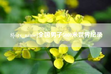 安陆全国男子5000米世界纪录
