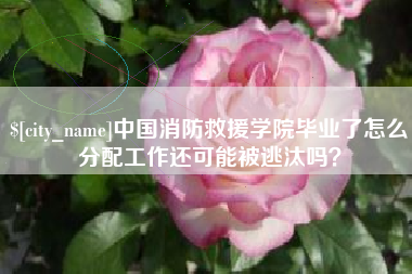 安陆中国消防救援学院毕业了怎么分配工作还可能被逃汰吗？