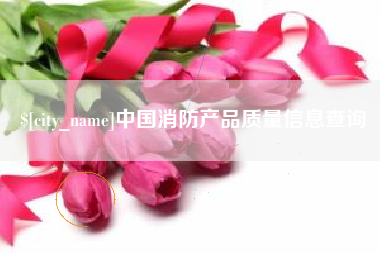 安陆中国消防产品质量信息查询