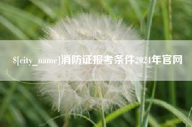安陆消防证报考条件2024年官网