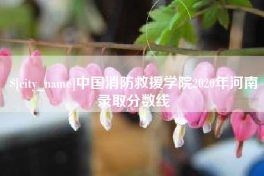 安陆中国消防救援学院2020年河南录取分数线