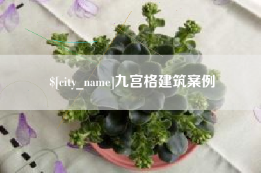 安陆九宫格建筑案例