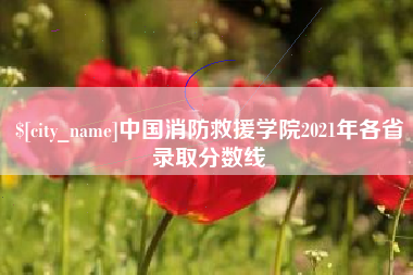 安陆中国消防救援学院2021年各省录取分数线