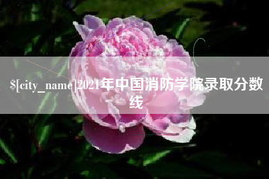 安陆2021年中国消防学院录取分数线