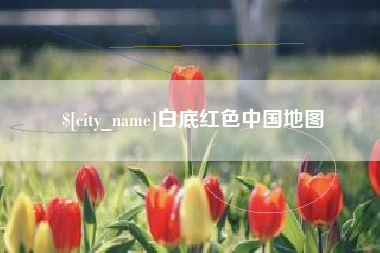 安陆白底红色中国地图