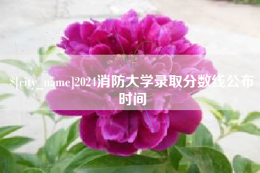 安陆2024消防大学录取分数线公布时间