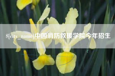 安陆中国消防救援学院今年招生