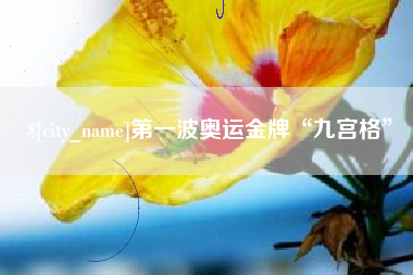安陆第一波奥运金牌“九宫格”