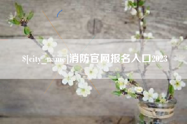 安陆消防官网报名入口2023