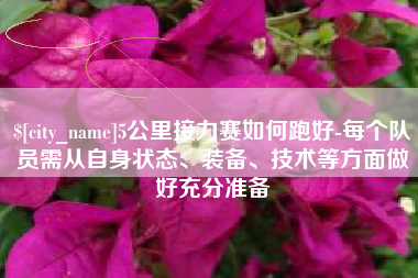 安陆5公里接力赛如何跑好-每个队员需从自身状态、装备、技术等方面做好充分准备