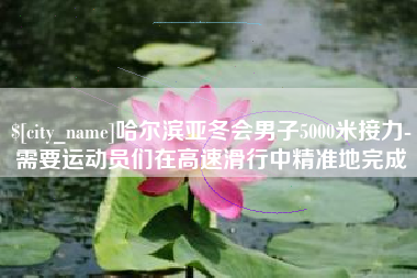 安陆哈尔滨亚冬会男子5000米接力-需要运动员们在高速滑行中精准地完成