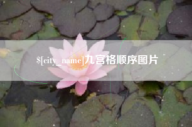 安陆九宫格顺序图片