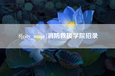 安陆消防救援学院招录