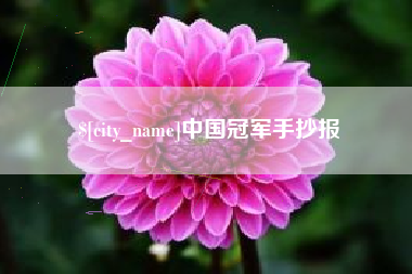 安陆中国冠军手抄报