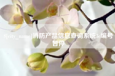 安陆消防产品信息查询系统3c编号暂停