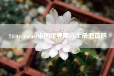 安陆中国金牌哪六金最值钱的
