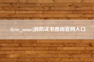 安陆消防证书查询官网入口